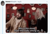 Rebekah @ToropPro Aug 22 Who is this sturdy angel who walks among us. GIF