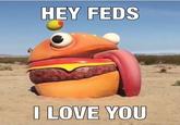 HEY FEDS I LOVE YOU