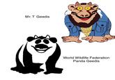 Mr. T Geedis World Wildlife Federation Panda Geedis