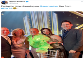 Reince Priebus @Reince Fantastic time cheering on @seanspicer live from #DWTS !