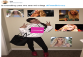 joe @hotasknee is trending yes we are winning #FreeBritney #FREEBRITNEY