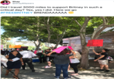 Shay @ShayBSpears FREEBRITNEY Did I travel 3000 miles to support Britney in such a critical day? Yes, yes I did. Here we go #FREEBRITNEY BRENDAAAAAA SAM.AL INGHAM! Wat happened to CA SEY KASEM LVE 6EATORSHIP REE