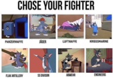 CHOSE YOUR FIGHTER JAGER KRIEGSMARINE LUFTWAFFE PANZERWAFFE ENGINEERS ABWEHR SS DIVISON FLAK ARTILLERY