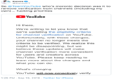 Kavos @KavosYT So @TeamYouTube who's moronic decision was it to remove verification from channels (including my own). f------ priorities YouTube Hi there, We're writing to let you know that we're updating the eligibility criteria for channel verification on YouTube. Unfortunately, with these changes, your channel no longer meets the criteria to be verified. We realize this might be disappointing, but we believe these updates will make channel verification more consistent for users and creators across YouTube. Please keep reading to learn more about the changes and what you can do. What's changing YouTube will now proactively verify 1:25 PM Sep 19, 2019 - Twitter for iPhone
