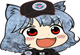 Agent Awoo reporting for duty, ready to deport some illegal aliens 