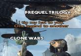 PREQUELTRILOGY tip my hat to you. One legend to another CLONE WARS