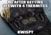 MEAFTER GETTING HIT WITH 4 THERMITES KWISPY imgflip.com