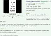 Islam is right about women Anonymous (1/1/1) ID: B3B19SVU Tue 24 Sep 2019 20:35:15 ISLAM IS No.227619387 View Reply Original Report RIGHT ABOUT Someone just found the new "IOTBW" sign, namely "Islam is right about women" WOMEN 43KIB, 1280x720, 18E3A4DD-B081-409F-B543- 1298DBCC495Cjpg Explain? Check this video out https://youtu.be/DqBkuC4Oh-g View Same Google iqdb SauceNAO Trace In short, this phrase will force the NPC to acknowledge that traditional roles for female are good (They won't do that, that's sexist) Or that Islam is a sexist religion, as the video suggests this will break their inner circuits and force them to reevaluate their beliefs. This should and can be the next and even bigger "It's okay to be white" campaign. What to do? Save this image and print it out, then spread it on places around your town and watch the reactions. If someone claims it's sexist then they are islamophobes. Have a good evening and don't be passive!