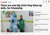 f TV CLUB NEWSWIRE 353 3.ЗК 336 There are now My Little Pony blow-up dolls, for friendship MORE NEWSWIRE Watch Dirty Dishes wreak havoc on a doughnut shop Jan 28, 2015. 9:59 AM Turn "Seventeen" with a new track from Twinsmith 7 Jan 28, 2015 9:00 AM CBS picks up pilots about doctors and divorce Jan 27, 2015 9:51 PM Elton John and Alan Ball are making a show for HBO about musical prodigies Jan 27, 2015 9:00 PM 12:14 PM By Sean O'Neal @seanoneal Jan 27, 2015
