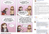 Assigned Male Comics 9 hrs WHATS UP STEPHIE? YOU DON'T LOOK TOO WEL JUST SOME CATCALLER OUTSIDE IT WAS AWFUL, I FEEL GROSS, NOW Stop "welcoming" trans girls and women into womanhood. Our experiences are part of what it means to be women as much as cis girls. ID: Stéphie is walking angrily. A giri with blonde m says "What's up Stéphie? You don't look too well Stéphie "Just some catcaller outside. It was awt feel gross, now." The girl: "Welcome to womanhoodl That's what it like to be a girl." Stéphie Why do you say that? Because I'm trans Because you feel like I signed up for this crap? The girl "Huh.." Stéphie: "Look, you probably meant well, but don go around telling trans girls what it's like to be a g It sends the message you don't see our experienc WELCOME TO WOMANHOOD! THATS WHAT IT'S LKE TO BE A GIRL as a part of what it means to be a woman." The girl: "sorry!"] 002.1K 213 comments 641 sha LOOK, YOU PROBABLY MEANT WELL, BUT DON'T GO AROUND TELLING TRANS GIRLA WHAT IT'S LIKE TO BE A GIRL IT SENDS THE MESSAGE YOU DON'T SEE OUR EXPERIENCES AS A PART OF WHAT IT MEANS TO BE A WOMAN WHY DO YOU SAY THAT? BECAUSE IM TRANS? BECAUSE YOU FEEL LIKE I SIGNED UP FOR THIS CRAP? Like Share Comment Most relevant Top fan Savanna Judd Bales Thank you for the free education you provide; this is a micoaggression I would not have noticed and may have even replicated somewhere. I appreciate your art and your message and especially your willingness to keep doing this work HUH SORRY! 141 Like Reply 9h 7 replies Top fan Karen Joseph What's really sad is the other girl meant well. She's just accepted cat calling as okay and thought she was being friendly. Society has taught us to accept that behavior and frankly... Don't