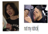 BNGE not my ridrick