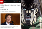 OTOKYOX Live TV CNW U.S. + Little Caesars founder dies at 87 By Matt Rehbein, CNN Updated 9:50 AM ET, Sat February 11, 2017 Detroit Tigers owner Mike llitch, who founded the Little Caesars Pizza empire, has died at age 87. CARLOS OSORIOYAP