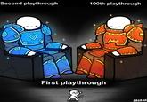 Second playthrough 100th playthrough First playthrough SRGRAF