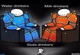 Water drinkers Milk drinkers Soda drinkers SRGRAFO #152