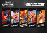 SUPER SMASH BRES u LTI MA T E Fighters Pass ORY Jokerizard Erdrizard Banjizard & Charizooie Terrizard Charizard but with no trainer