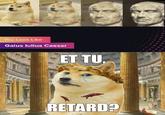 You Look Like Gaius lulius Caesar ET TU RETARD?