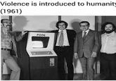 Pong 1961 | /r/OldSchoolCool Violence is introduced to humanity (1961) PONG