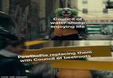 Council of water sheep enjoying life PewDiePie replacing them with Council of beetroots made with mematic