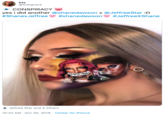 Iris @irisxgrace CONSPIRACY yes i did another @shanedawson x @JeffreeStar :D #ShanexJeffree #shanedawson #JeffreeXShane NSPIANC Jeffree Star and 4 others 10:32 AM Oct 30, 2019 Twitter for iPhone