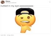 Diane. @79hfg3n3948rhf0 nutted in my eye aaaaaaaaaaa 10:01 PM - 19 Apr 2018