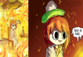 Precer backsiounds ave too har prease FOR HER THIS IS FINE. SouuDob it Cartoon Illustration Yellow Anime