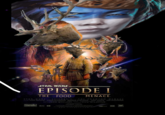 STAR WARS EPISODE I THE FOOD MENACE THL PHANTO H STAR WARS EPISOD HINACE LIAM N ON WAN GEGOR NAYALIL FORTMAN 1AKE LOYD AN MbARHD GEORGE LUCAY