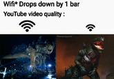 Wifi* Drops down by 1 bar YouTube video quality : Theamazingspiral