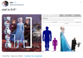 jan * @scotthopeful olaf is 5'4" 1829 m Met. 182 cm 1829 cm 182 Met. Met Met. Met. SIZE CODE This allows artists to copy reference codes for lster use rather than having to reenter the values every time. Apply Size Code Get Sie Code CODE URL: APPROX 11FT 2IN. 5FT.4IN. Elas Ther 1:50 PM · Dec 6, 2019 · Twitter for Android