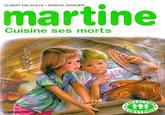 Roughly translates to "Martine goes to hell" (like you would say to someone, "get f-----" or "go to hell" to say "go away").