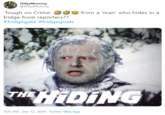 DillysMummy @DillysMummy 'Tough on Crime' fridge from reporters?? #fridgegate #fridgegoals De from a 'man' who hides in a BORIS JOHNSON IN THEDING 7:05 AM Dec 12, 2019 · Twitter Web App