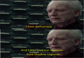 I love democracy And I also love our sponsor, Raid Shadow Legends