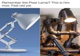 Remember the Pixar Lamp? This is him now. Feel old yet. %3 made with mematic