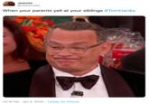 Jeannie @xojeanslee When your parents yell at your siblings #TomHanks 10:16 PM · Jan 5, 2020 · Twitter for iPhone