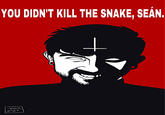 YOU DIDN'T KILL THE SNAKE, SEÁN. inipeash |2°2°