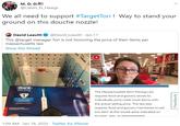 M. D. D. @Calvin_N_Hawgs We all need to support #TargetTori ! Way to stand your ground on this douche nozzle! David Leavitt O @David_Leavitt - Jan 17 This @target manager Tori is not honoring the price of their items per massachusetts law Show this thread 0.01 DESPLAN Inprestnet - Oral B PRO SO00 The Massachusetts Item Pricing Law requires food and grocery stores to DENTT UBED WOPLOWIDE individually price mark most items with PAR LE DEHTISTES DAR LE HONDE ENTER CLIMCALLY PROVEN the actual selling price. The law also requires food and grocery merchants to sell Delivery Content L'embaliage comprend: any item at the lowest price indicated on an item sien or advertisement 1:09 AM - Jan 18, 2020 - Twitter for iPhone veah onicare Feedback
