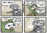 DON'T SHOOT! GOT YOU! I'M A NAZI TOO! PROVE IT! WHITES ARE BEING REPLACED. STONETOSS IS A NAZI