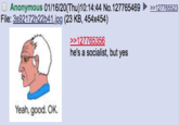 O Anonymous 01/16/20(Thu)10:14:44 No.127765469 File: 3s92172h22b41.jpg (23 KB, 454x454) >>127765523 >>127765356 he's a socialist, but yes Yeah, good. OK.