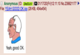 Anonymous (ID: 24ei0UcV ) E 01/17/20(Fri)12:11:10 No.239921177 ► File: YEAH GOOD OK.jpg (29 KB, 454x454) Yeah, good. OK.
