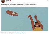 liyah. @qxeenli when you find out yo baby got alzheimers 7:55 AM Jan 22, 2020 · Twitter for iPhone