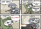 DON'T SHOOT! GOT YOU! I'M ARedditor TOO! PROVE IT! Hit or Miss? STONETOSS.COM