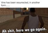 Vine has been resurrected in another form... Ah s---, here we go again GTA meme
