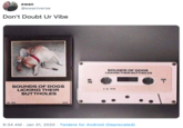  ewan @ewaniverse Don't Doubt Ur Vibe SOUNDS OF DOGS LICKING THEIR BUTTHOLES tape cassette