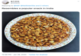 @tellalok Replying to @NSF @NatSolarObs and 2 others Resembles a popular snack in India 10:56 PM · Jan 29, 2020 · Twitter for Android