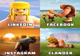 LINKEDIN FACEBOOK CLANDER INSTAGRAM