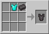 Recipe for making netherite ingot in minecraft 