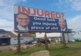 Good luck you injured p------------