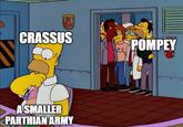 CRASSUS POMPEY A SMALLER PARTHIAN ARMY
