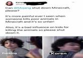 can mojang shut down minecraft