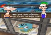 Farming Prime for a god Roll Spare Rations Sleeping Ferb! This one's looking at both of us at the same time. @cartoonscenes.ig Me [Chattering