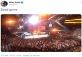 Mike Rufail @hastro Dead game 7:05 PM · Jul 27, 2018 · Twitter for iPhone